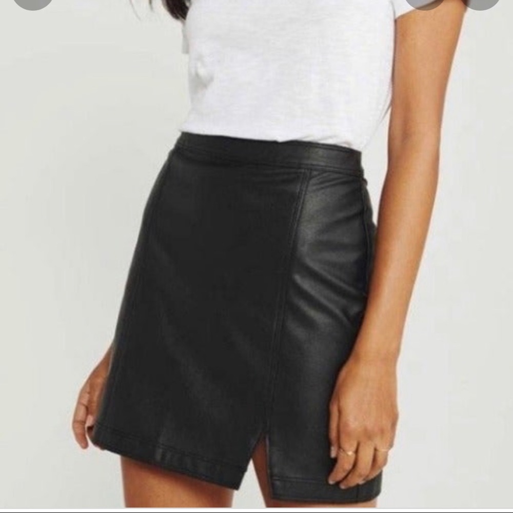 Black miniskirt